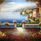 Mediterranean 48x72 in.  Oil Painting Canvas Art Wall Decor modern02D