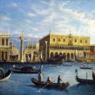 Venice 48x72 in.  Oil Painting Canvas Art Wall Decor modern701