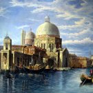 Venice 48x72 in.  Oil Painting Canvas Art Wall Decor modern702