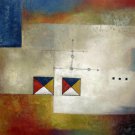 Abstract 36x48 in.  Oil Painting Canvas Art Wall Decor modern005