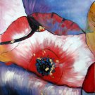Abstarct flower 36x48 in.  Oil Painting Canvas Art Wall Decor modern002