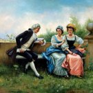 Classic Figure 36x48 in.  Oil Painting Canvas Art Wall Decor modern012