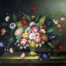 Classic flower 36x48 in.  Oil Painting Canvas Art Wall Decor modern002