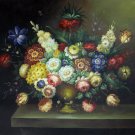 Classic flower 36x48 in.  Oil Painting Canvas Art Wall Decor modern008
