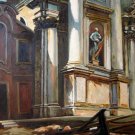 Building 36x48 in.  Oil Painting Canvas Art Wall Decor modern201