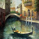 Venice 36x48 in.  Oil Painting Canvas Art Wall Decor modern301