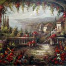 Mediterranean 36x48 in.  Oil Painting Canvas Art Wall Decor modern611