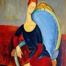 Rep. Amedeo Modigliani 36x48 in.  Oil Painting Canvas Art Wall Decor modern02D