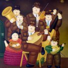 Rep. Fernando Botero 36x48 in.  Oil Painting Canvas Art Wall Decor modern01D