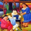 Rep. Fernando Botero 36x48 in. Oil Painting Canvas Art Wall Decor modern03D Rep. Fernando Botero 36x48 in. Oil Painting Canvas Art Wall Decor modern03D