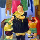 Rep. Fernando Botero 36x48 in.  Oil Painting Canvas Art Wall Decor modern04D