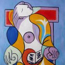 Rep. Pablo Picasso 36x48 in.  Oil Painting Canvas Art Wall Decor modern10D