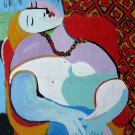 Rep. Pablo Picasso 36x48 in.  Oil Painting Canvas Art Wall Decor modern24D