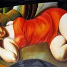 Rep. Tamara De Lempicka 36x48 in.  Oil Painting Canvas Art Wall Decor modern02D