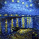 Rep. Vencent Van Gogh 36x48 in.  Oil Painting Canvas Art Wall Decor modern02D