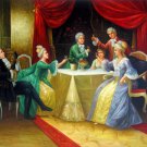Royal 36x48 in.  Oil Painting Canvas Art Wall Decor modern003