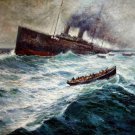 Ship 36x48 in.  Oil Painting Canvas Art Wall Decor modern101