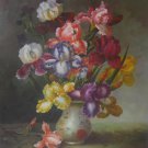 Still life flower 36x48 in.  Oil Painting Canvas Art Wall Decor modern201