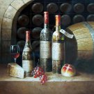 Wine 36x48 in.  Oil Painting Canvas Art Wall Decor modern701