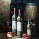 Wine 36x48 in.  Oil Painting Canvas Art Wall Decor modern703
