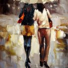 Shopping Girl 36x48 in. Oil Painting Canvas Art Wall Decor modern103 Shopping Girl 36x48 in. Oil Painting Canvas Art Wall Decor modern103