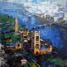 River 36x48 in.  Oil Painting Canvas Art Wall Decor modern001