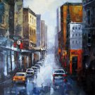 Street 36x48 in.  Oil Painting Canvas Art Wall Decor modern301