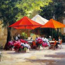 Street 36x48 in.  Oil Painting Canvas Art Wall Decor modern304