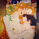 Rep. Gustav Klimt 45x45 in.  Oil Painting Canvas Art Wall Decor modern301