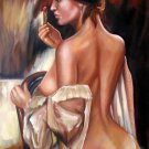 Figure 36x59 in.  Oil Painting Canvas Art Wall Decor modern201