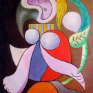Rep. Pablo Picasso 30x36 in.  Oil Painting Canvas Art Wall Decor modern01D