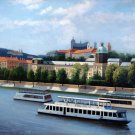 Ferry boat 24x27.5 in.  Oil Painting Canvas Art Wall Decor modern001