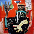 Rep. jean michel basquiat 39.5x39.5 in.  Oil Painting Canvas Art Wall Decor modern12D