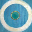 Round 36x36 in.  Oil Painting Canvas Art Wall Decor modern001