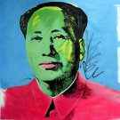 Reproduction Chairman Mao 36x36 in.  Oil Painting Canvas Art Wall Decor modern01D