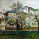 House 36x36 in.  Oil Painting Canvas Art Wall Decor modern301