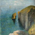 Seaview 36x36 in.  Oil Painting Canvas Art Wall Decor modern101
