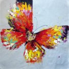 Butterfly 31.5x31.5 in.  Oil Painting Canvas Art Wall Decor modern001