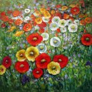 Flowe field 31.5x31.5 in.  Oil Painting Canvas Art Wall Decor modern05D