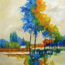 Tree 31.5x31.5 in.  Oil Painting Canvas Art Wall Decor modern401