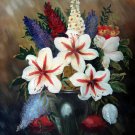 Flower 30x40 in.  Oil Painting Canvas Art Wall Decor modern001