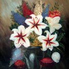 Flower 30x40 in.  Oil Painting Canvas Art Wall Decor modern002
