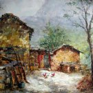 Old house 30x40 in.  Oil Painting Canvas Art Wall Decor modern01D