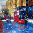 Street 30x40 in.  Oil Painting Canvas Art Wall Decor modern403