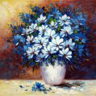 Vase Flower 28x36 in.  Oil Painting Canvas Art Wall Decor modern401