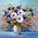 Vase Flower 28x36 in.  Oil Painting Canvas Art Wall Decor modern02D