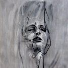 Face 28x28 in.  Oil Painting Canvas Art Wall Decor modern001
