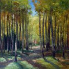 Trees 28x28 in.  Oil Painting Canvas Art Wall Decor modern301