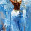 Beauty 24x48 in.  Oil Painting Canvas Art Wall Decor modern02D