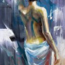 Beauty 24x48 in.  Oil Painting Canvas Art Wall Decor modern08D